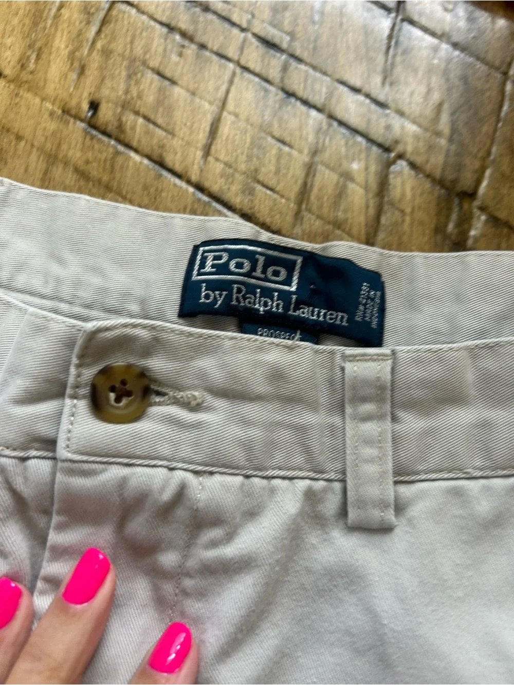 Ralph Lauren polo men’s chino shorts size 35. Cotton. Gently worn.